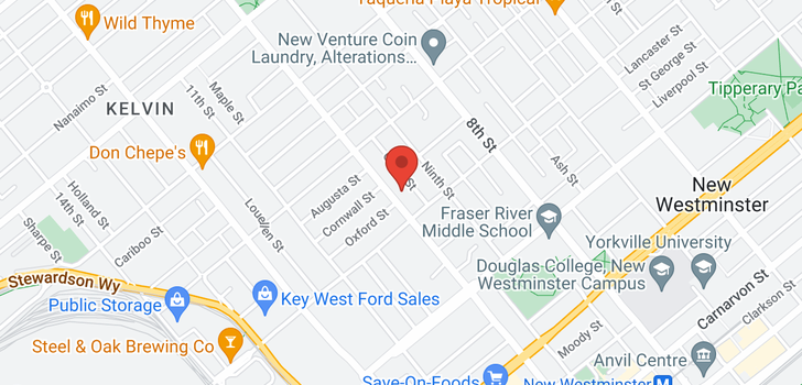map of 306 315 TENTH STREET